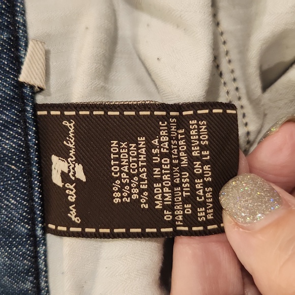 7 For All Mankind Light Blue "Rickie" Distressed Boyfriend Jeans Size 30! - Picture 4 of 15